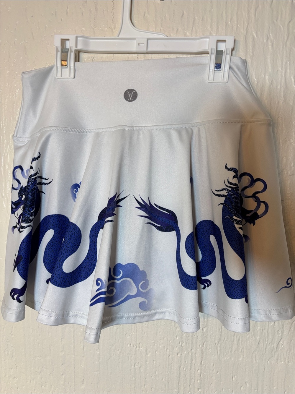 FAYE+FLORIE Holly White Dragon Skirt Tennis Pickleball Women Size Medium - Picture 7 of 15
